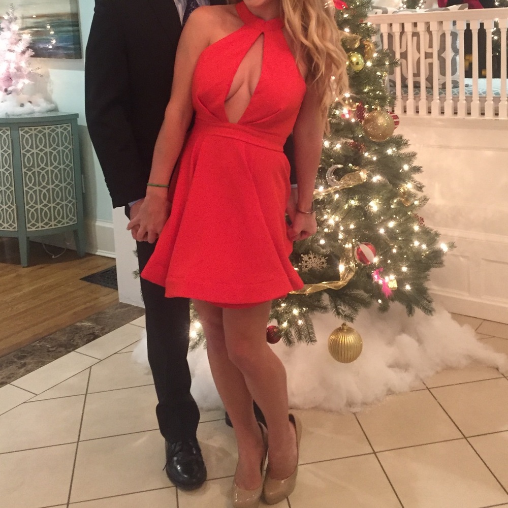 Red dress